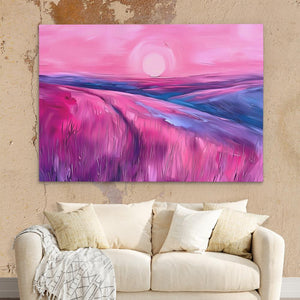 Soft Pink Hills - Luxury Wall Art