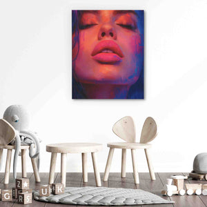 Soft Pink Lips - Luxury Wall Art