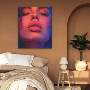 Soft Pink Lips - Luxury Wall Art