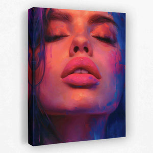 Soft Pink Lips - Luxury Wall Art