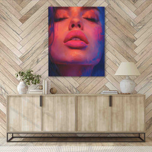 Soft Pink Lips - Luxury Wall Art