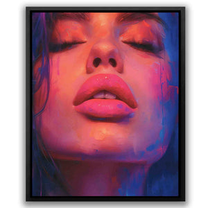 Soft Pink Lips - Luxury Wall Art