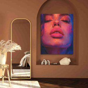 Soft Pink Lips - Luxury Wall Art