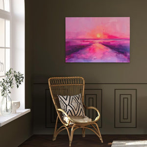 Soft Pink Sunset - Luxury Wall Art