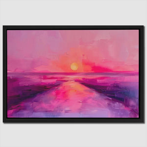 Soft Pink Sunset - Luxury Wall Art