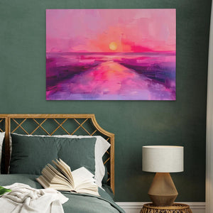 Soft Pink Sunset - Luxury Wall Art