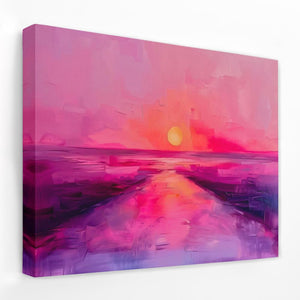 Soft Pink Sunset - Luxury Wall Art