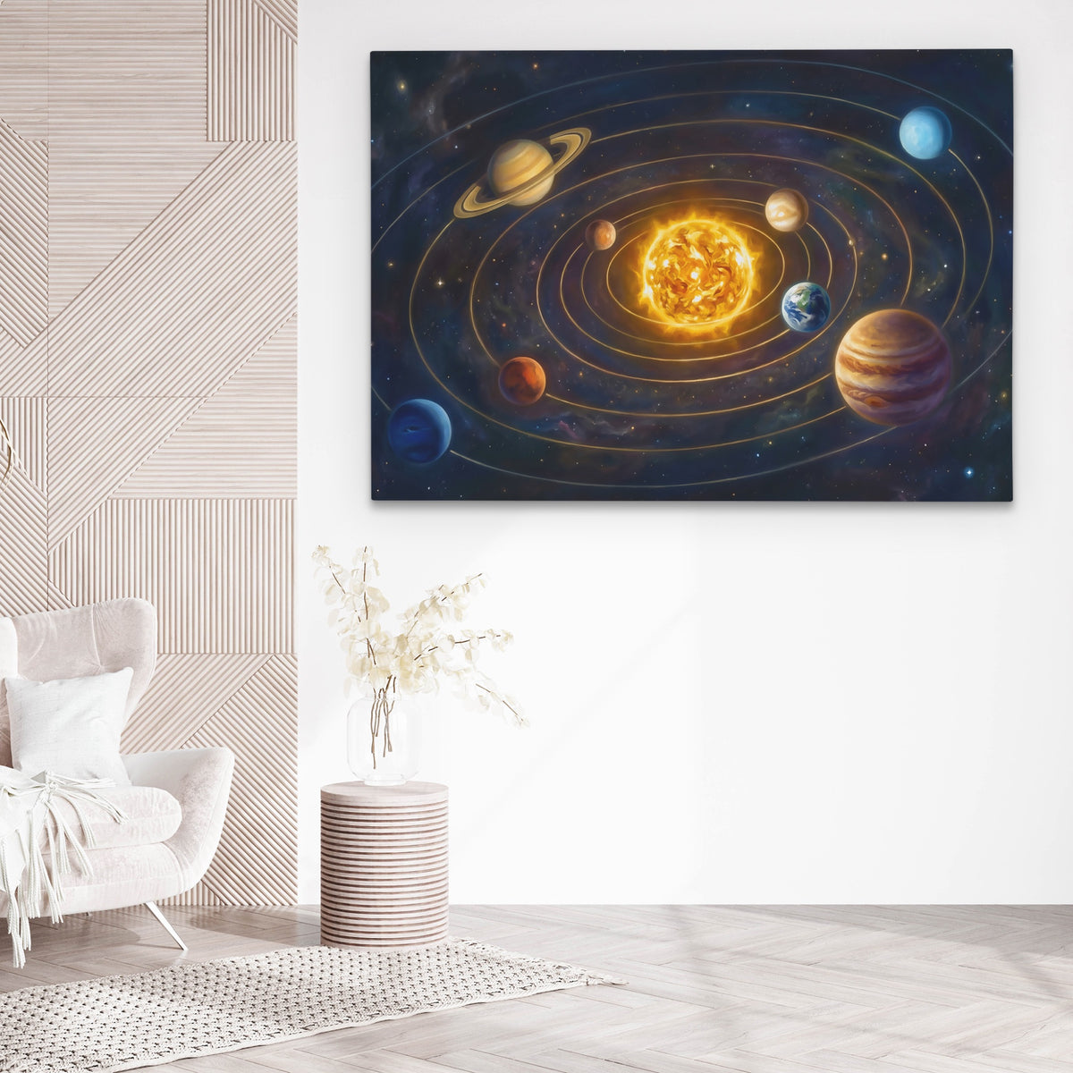 Solar System Orbital — Solar System Orbital white chair wall land 222