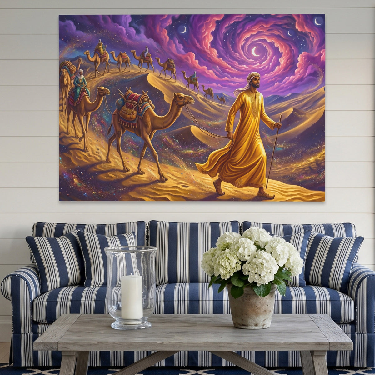 Solar Vortex Night — Solar Vortex Night Striped Couch Land 207
