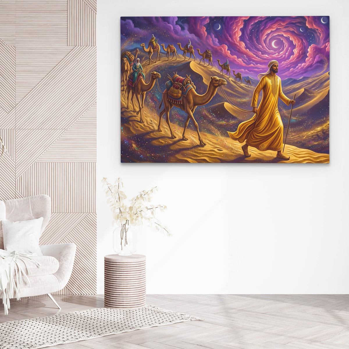 Solar Vortex Night — Solar Vortex Night white chair wall land 223
