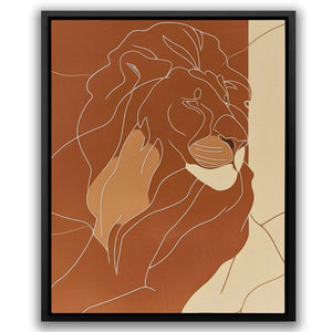 Somber Lion - Luxury Wall Art