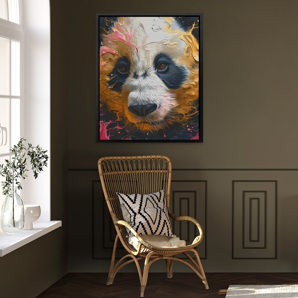 Somber Panda Bear - Luxury Wall Art