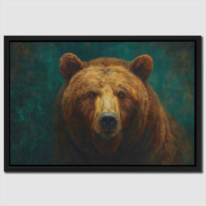 Sovereigns Amber Gaze - Luxury Wall Art