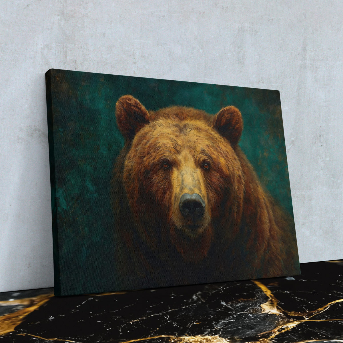 Sovereigns Amber Gaze - Luxury Wall Art