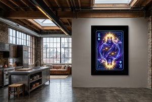 Space King Spades Card — space king spades card kitchen interior with island 1port flush print