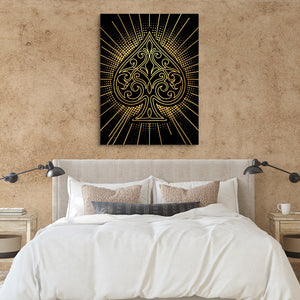 Spade Golden Radiance — spade golden radiance sq clay paper bedroom 1port flush print
