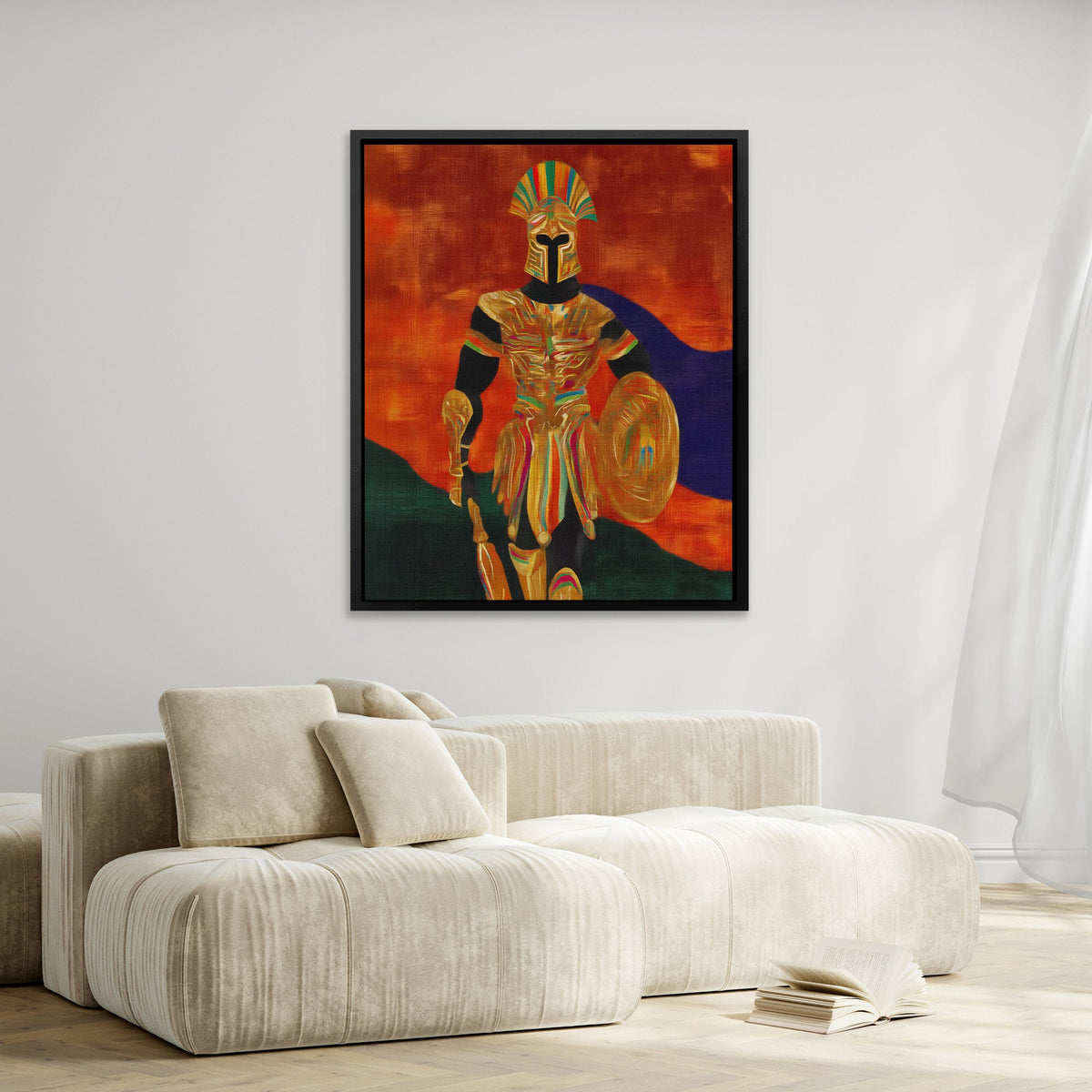 Spartan Bronze Dawn - Luxury Wall Art