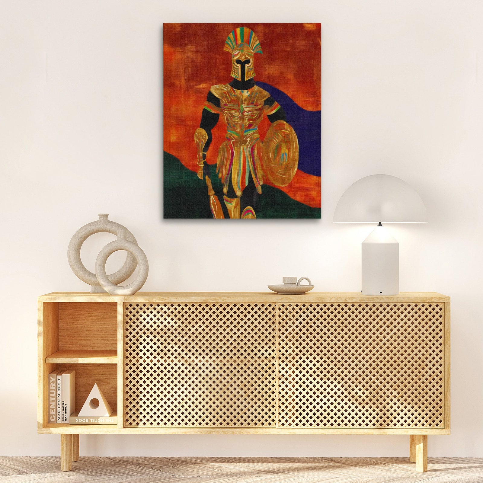Spartan Bronze Dawn - Luxury Wall Art