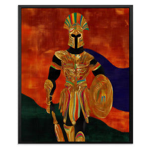 Spartan Bronze Dawn - Luxury Wall Art