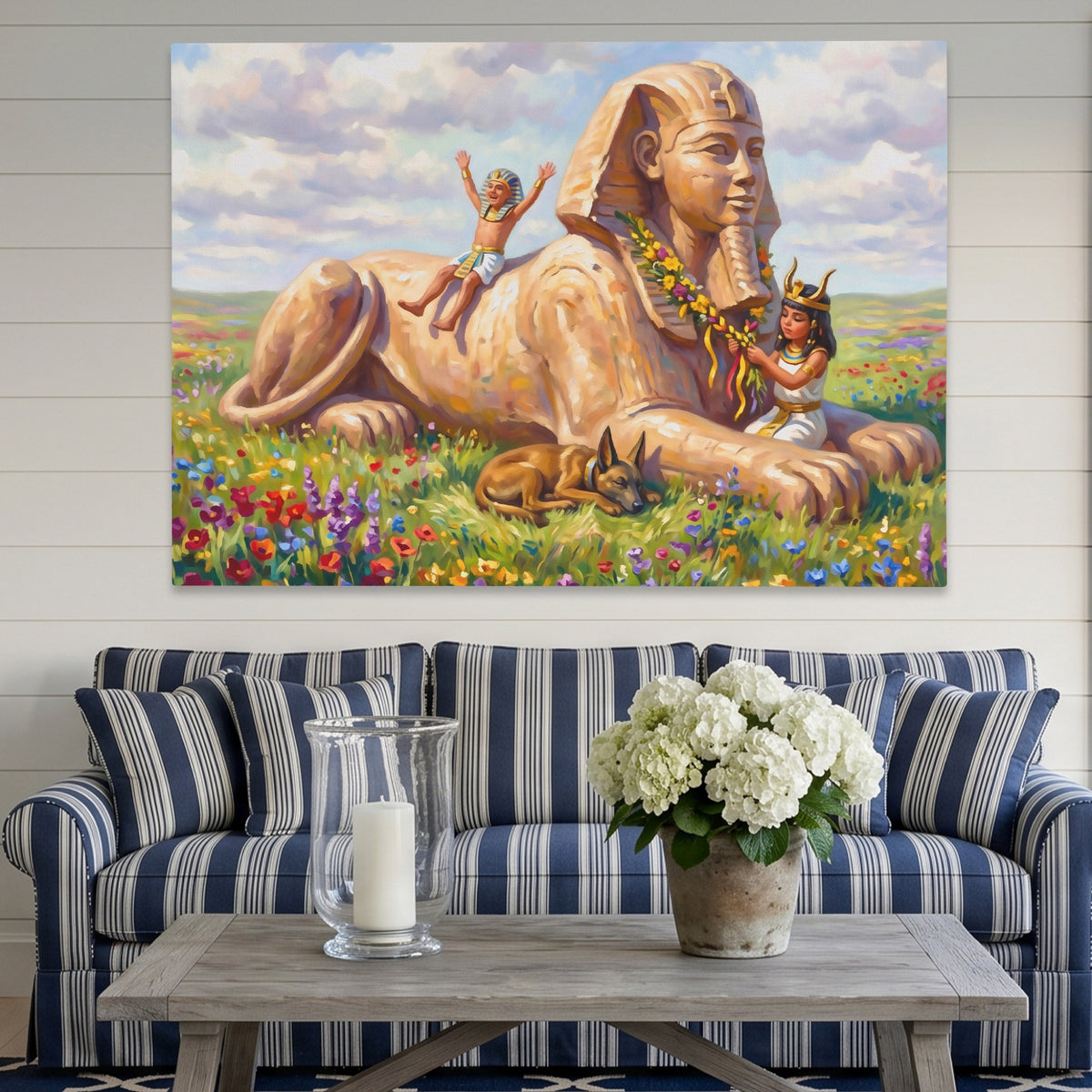 Sphinx Giza Dreamscape — Sphinx Giza Dreamscape Striped Couch Land 208