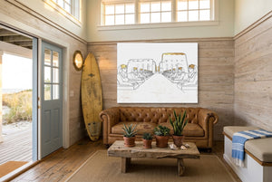 Sphinxes Temple Avenue — sphinxes temple avenue living room with couch 3 1land flush print