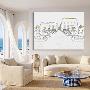 Sphinxes Temple Avenue — sphinxes temple avenue sq coast living room 1land flush print