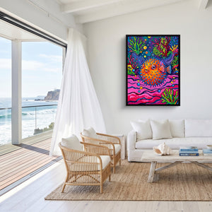 Spiny Ocean Orb - Luxury Wall Art