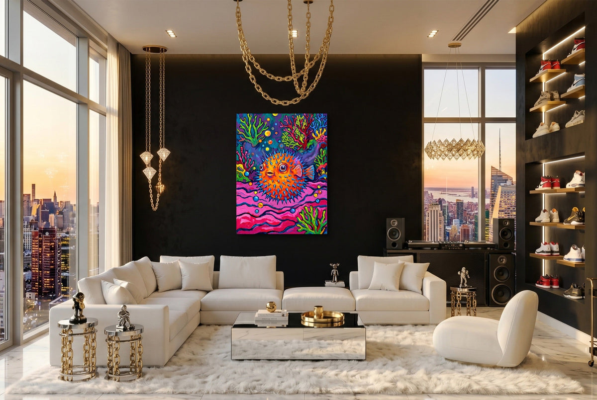Spiny Ocean Orb - Luxury Wall Art