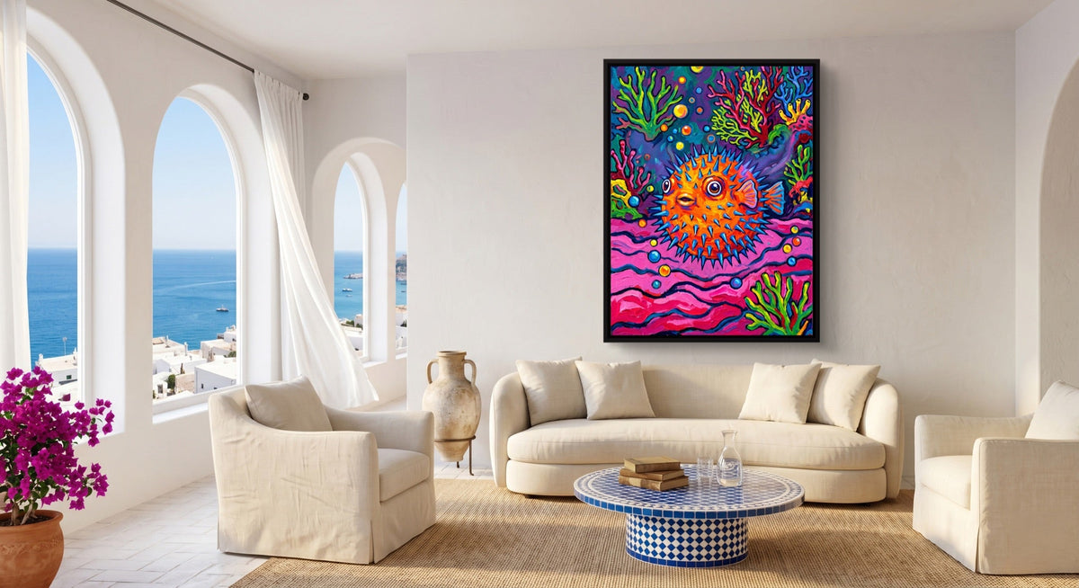 Spiny Ocean Orb - Luxury Wall Art