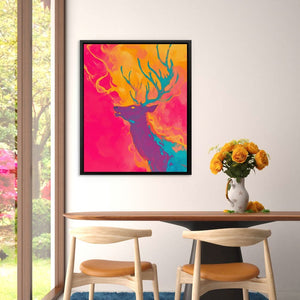 Spirit of the Inferno - Colorful Vibrant Canvas Print