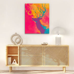 Spirit of the Inferno - Deer Art for Teen’s Room