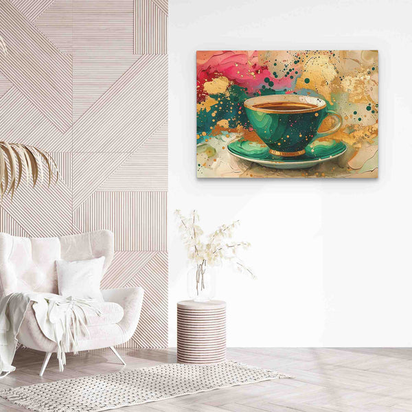 Splash of Tea in a room
