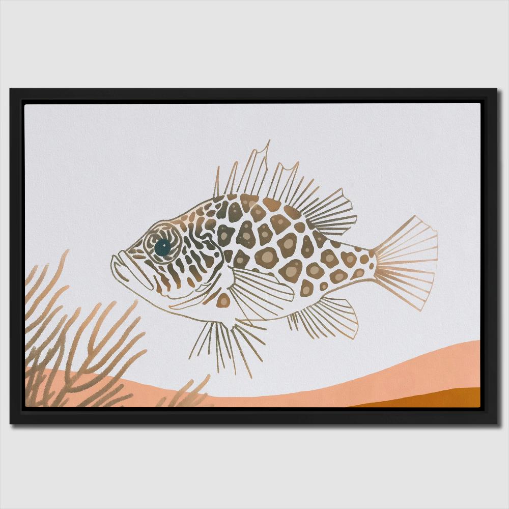 Spotted Rock Fish - Luxury Wall Art