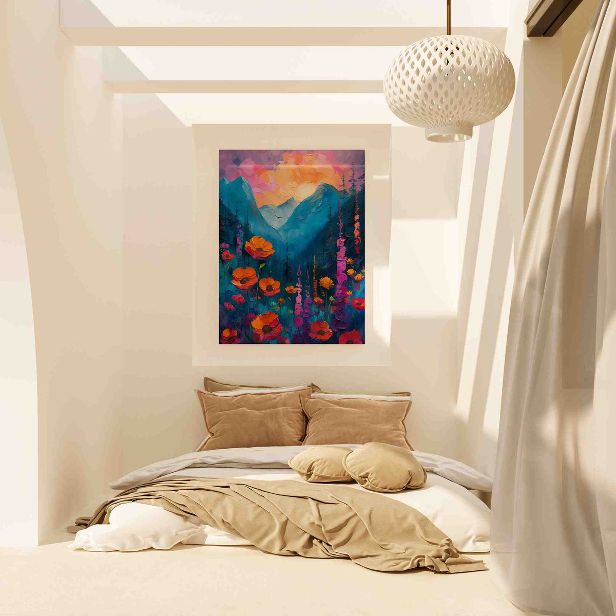 Spring Valley Mountains - Luxury Wall Art