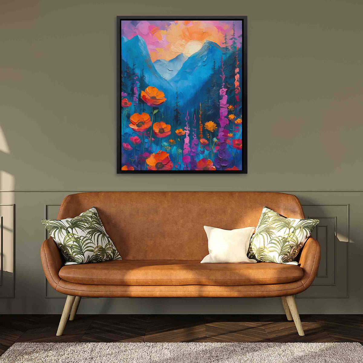 Spring Valley Mountains - Luxury Wall Art