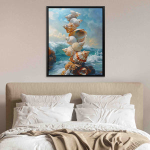Stacking Seashells - Luxury Wall Art