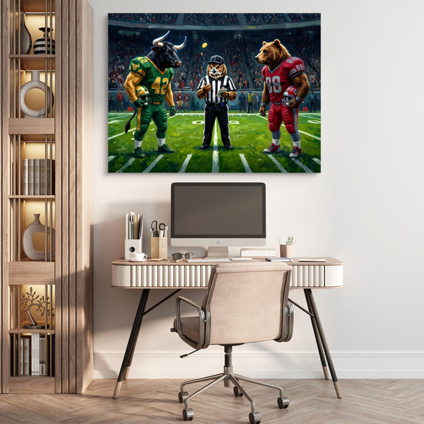Stadium Referee Showdown in a room