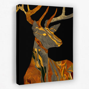 Stag Autumn Fire - Luxury Wall Art