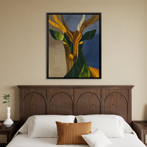 Stag Golden Forest - Luxury Wall Art