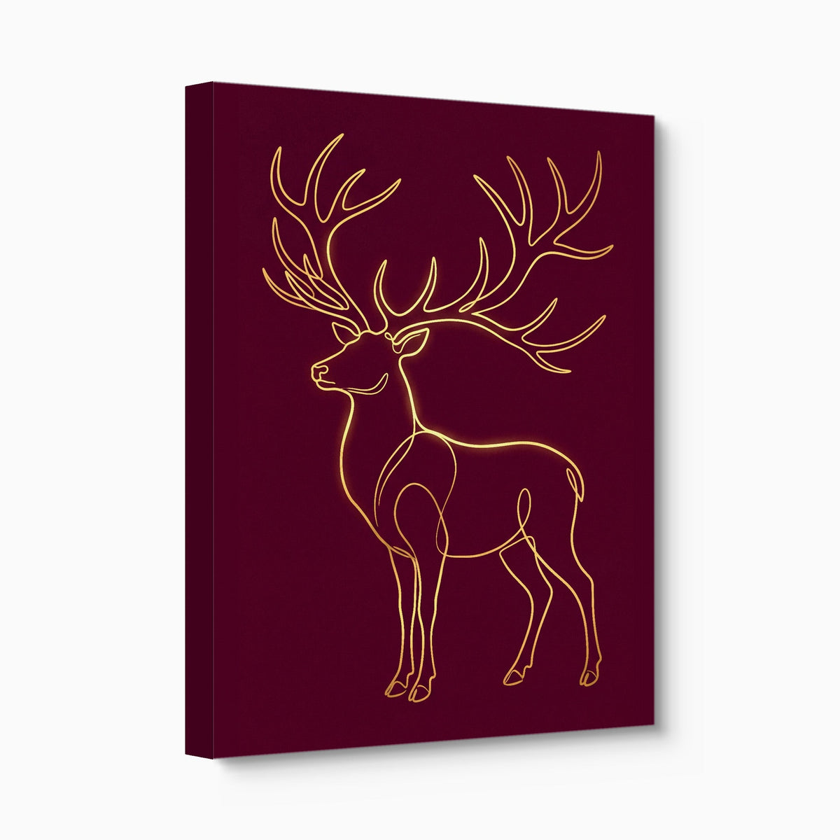 Stag Ruby Veins - Luxury Wall Art