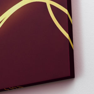 Stag Ruby Veins — stag ruby veins corner canvas closeup
