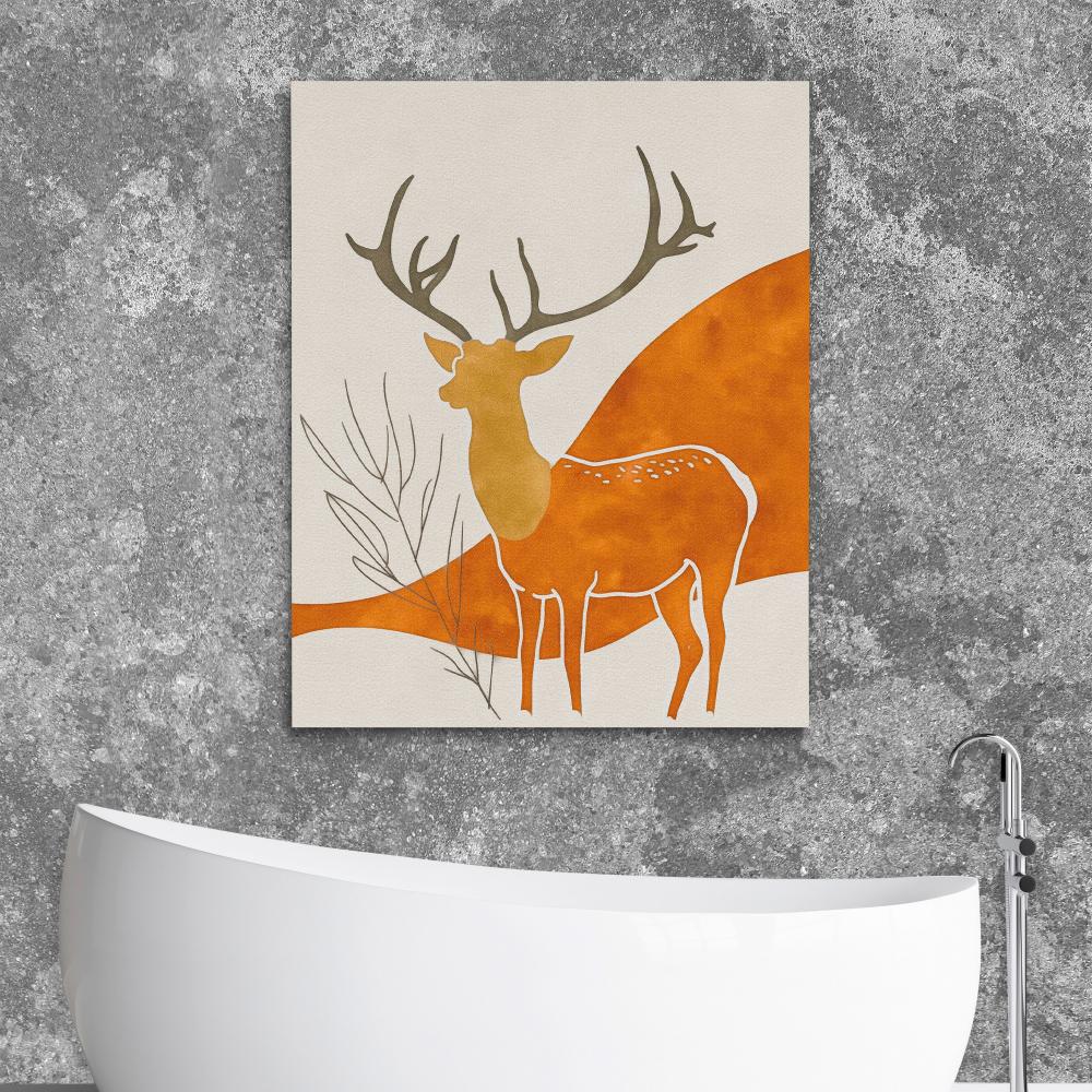 Stag’s Tranquility - Luxury Wall Art
