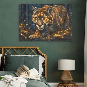 Stalking Lynx - Luxury Wall Art