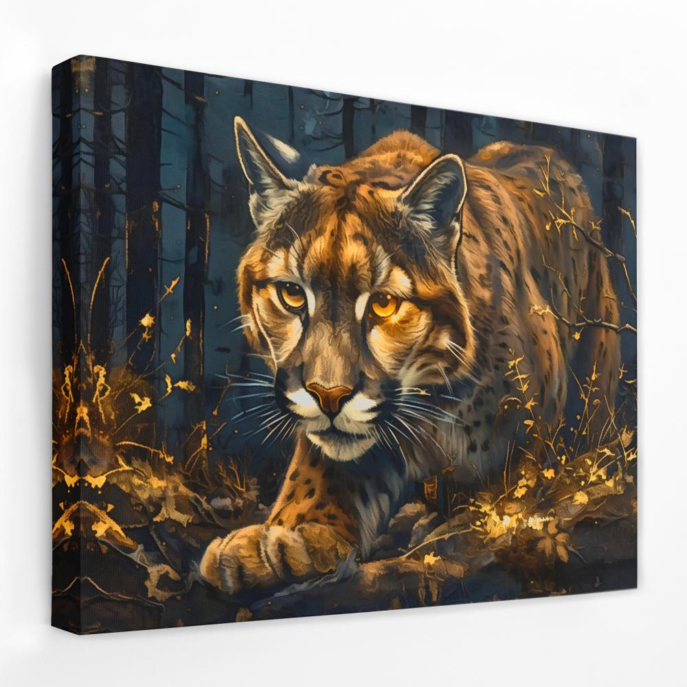 Stalking Lynx - Luxury Wall Art