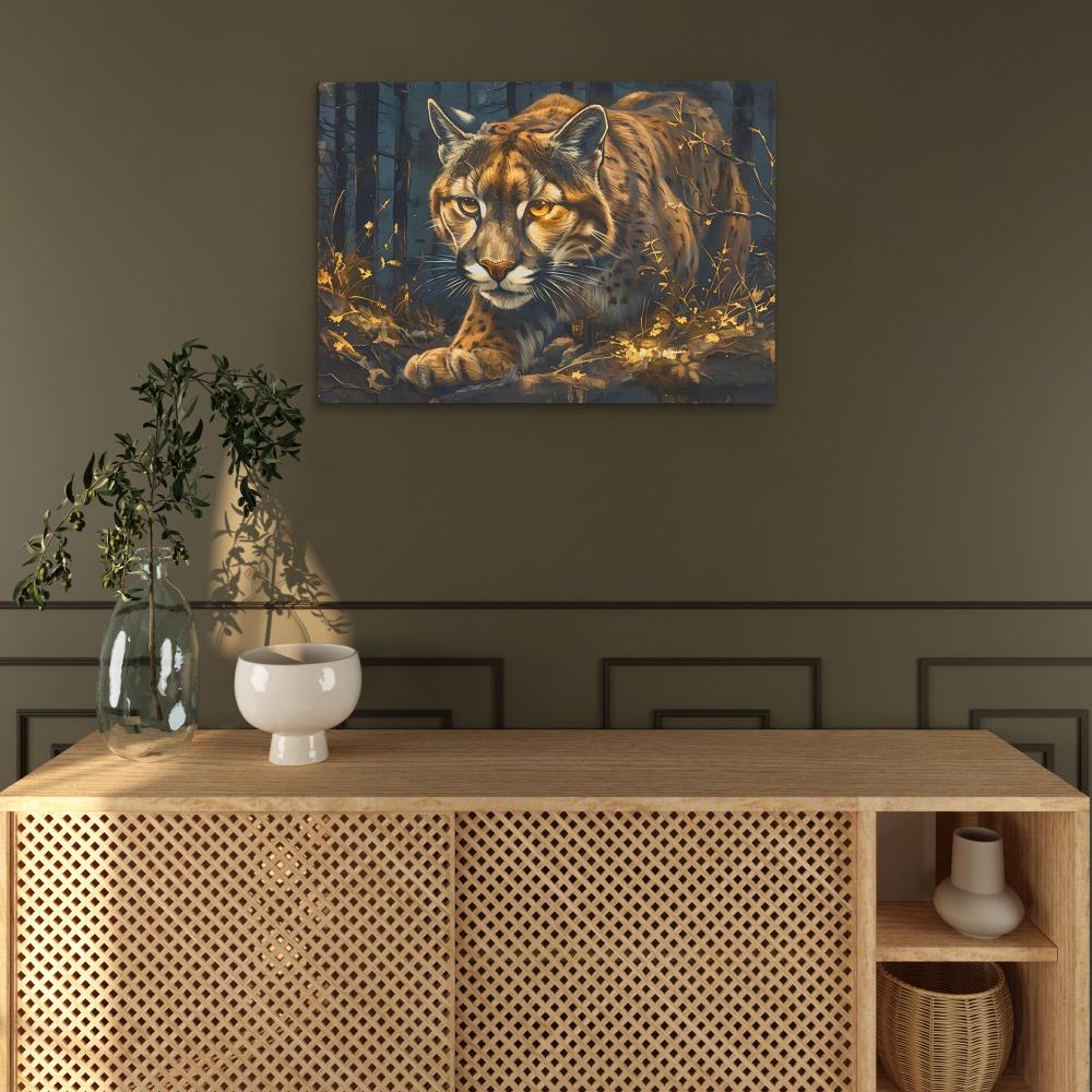 Stalking Lynx - Luxury Wall Art