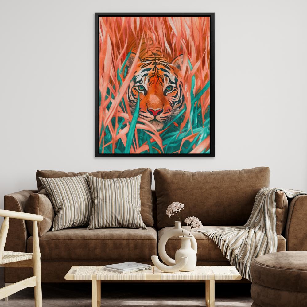 Stalking Tiger - Luxury Wall Art