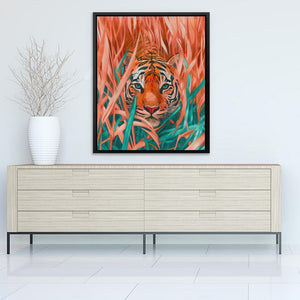 Stalking Tiger - Luxury Wall Art