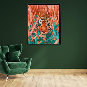 Stalking Tiger - Luxury Wall Art