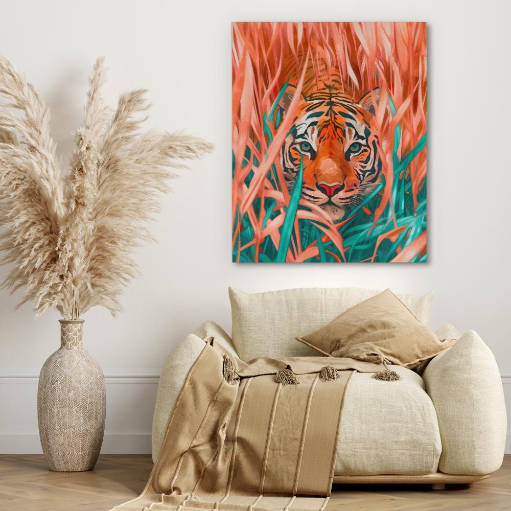 Stalking Tiger - Luxury Wall Art