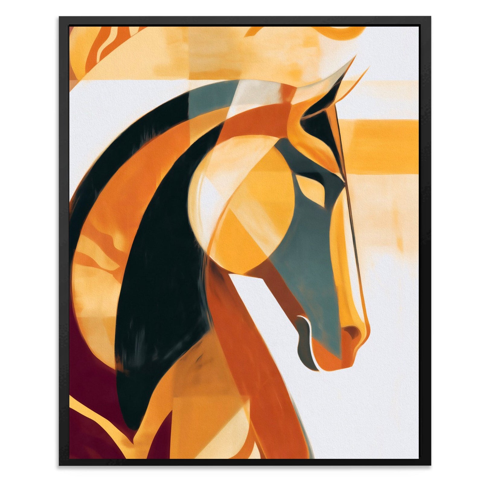 Stallion Fire Mane - Luxury Wall Art